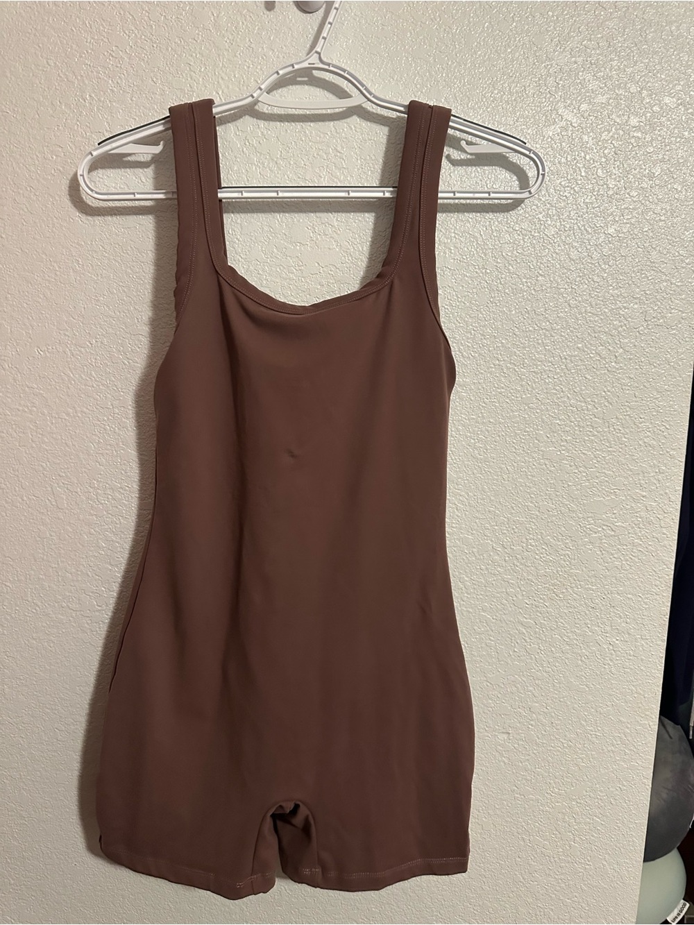 Women’s automet Sleeveless Brown Tank bodysuit Romper